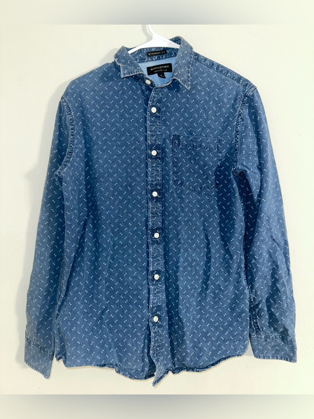 Banana Republic Denim Blue Button Down Shirt